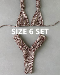 ZEBRA BIKINI - SIZE 6AU SET - 73