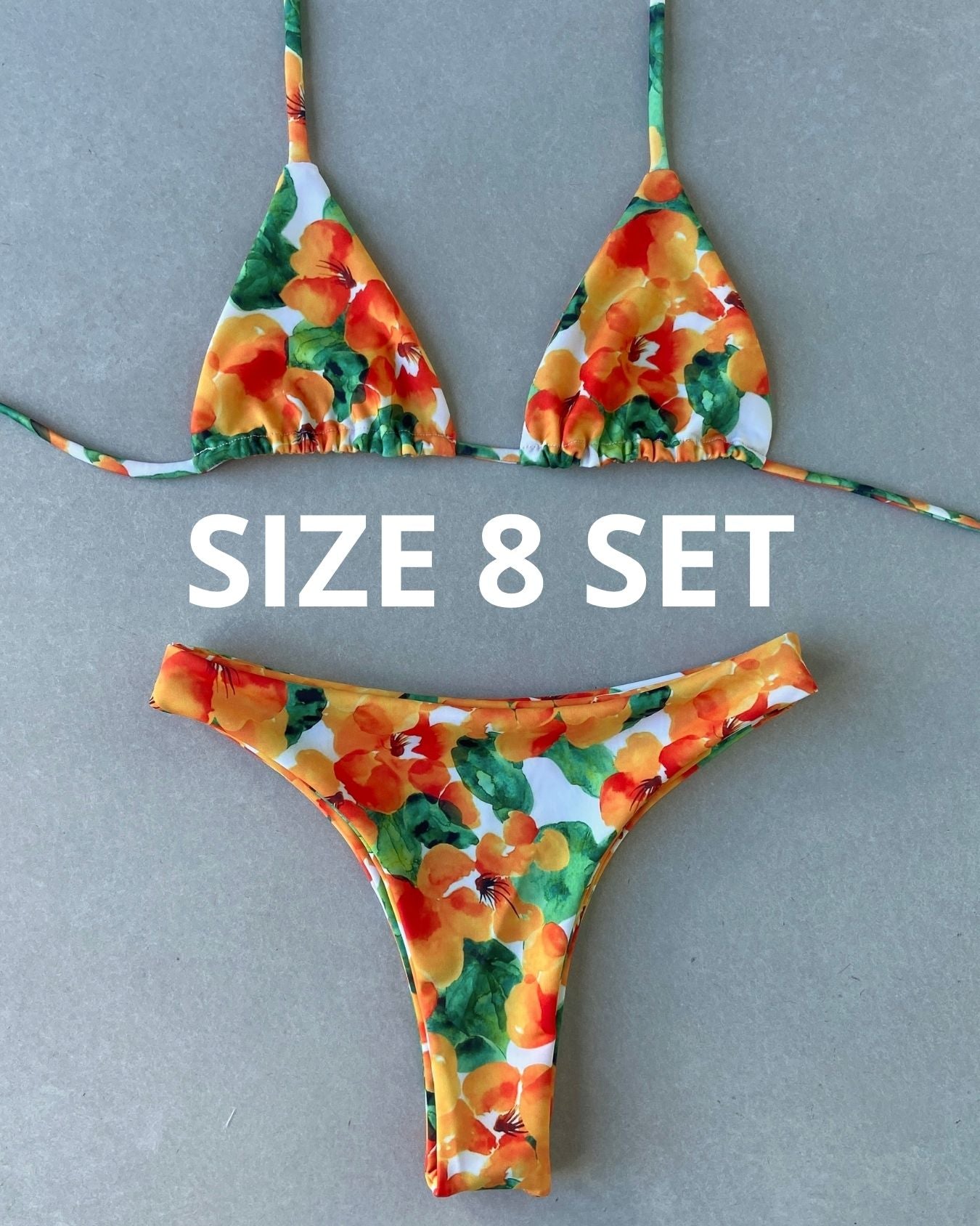 LES FLEURS BIKINI - SIZE 8AU SET - 159