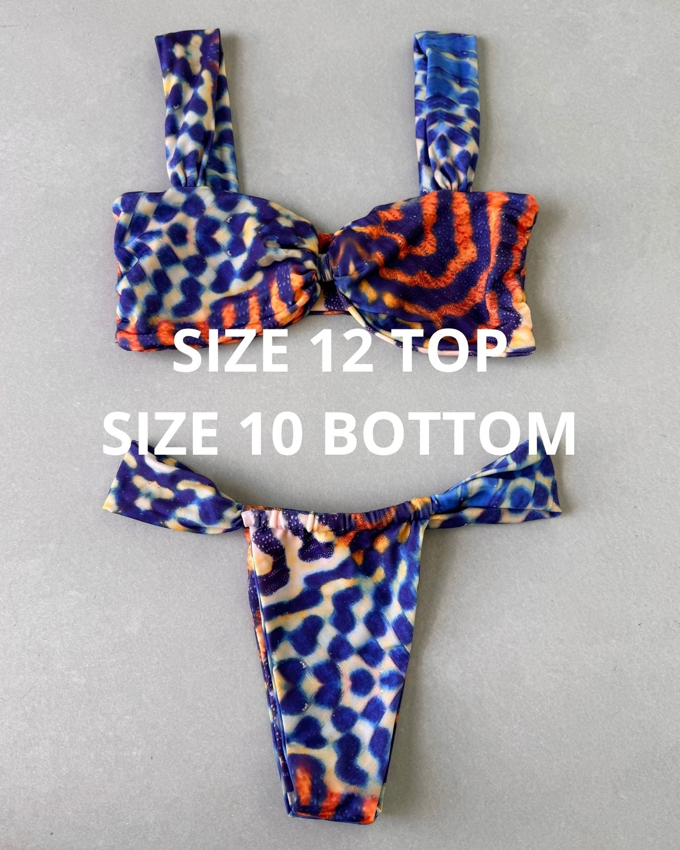 RIO HEAT BIKINI - SIZE 12AU TOP 10AU BOTTOMS - 99