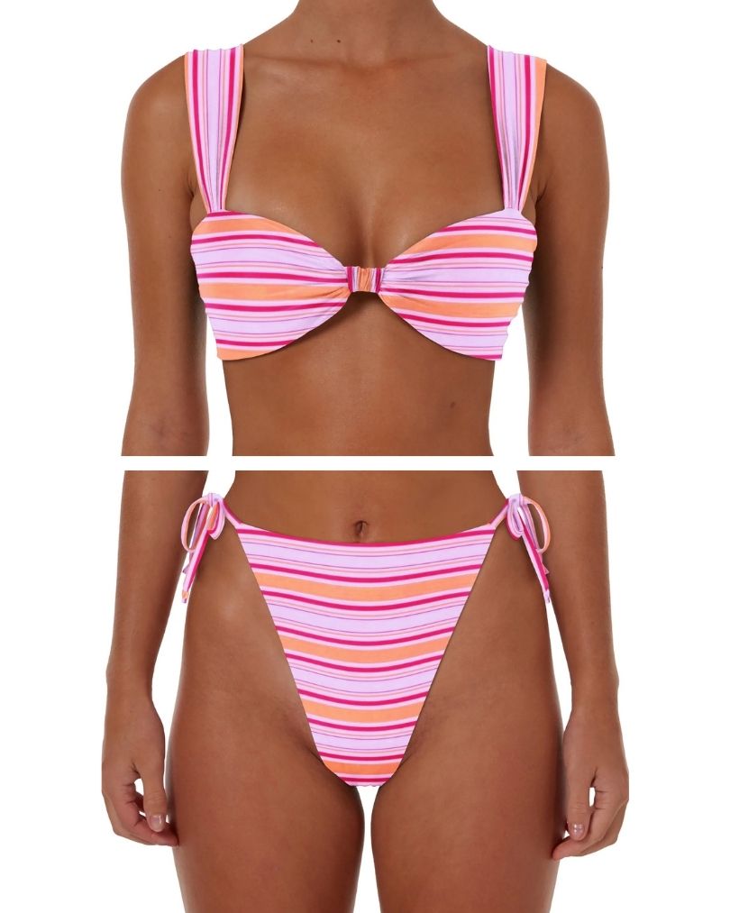 SUNSET STRIPES BIKINI - SIZE 6AU SET