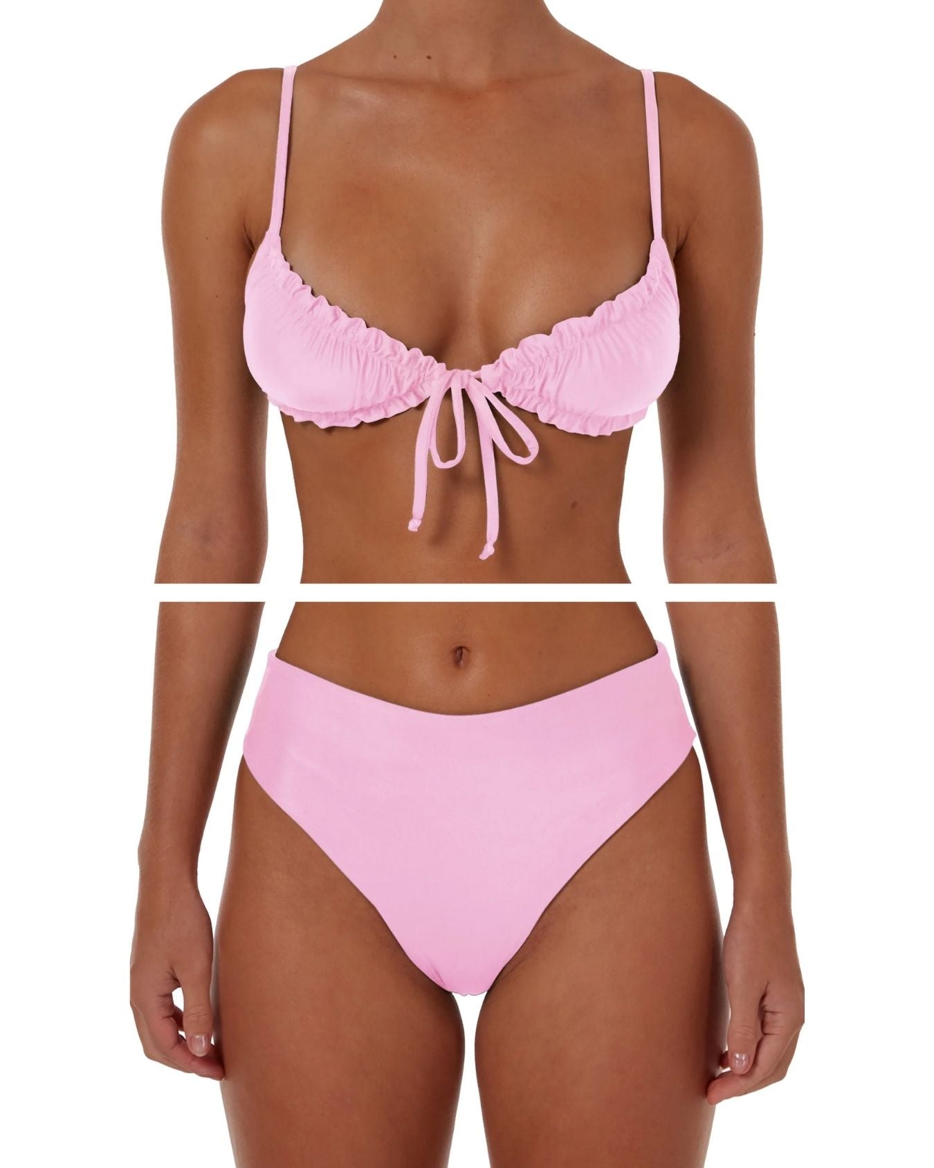 MATTE BABY PINK BIKINI - SIZE 4AU SET - 63