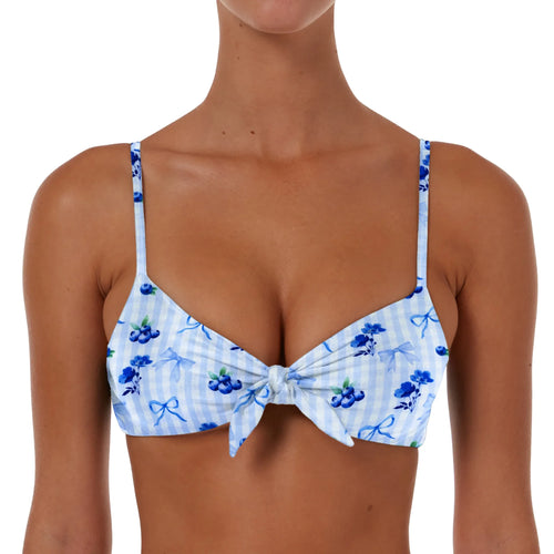 Drawstring Bow Tie Top