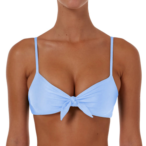 Drawstring Bow Tie Top