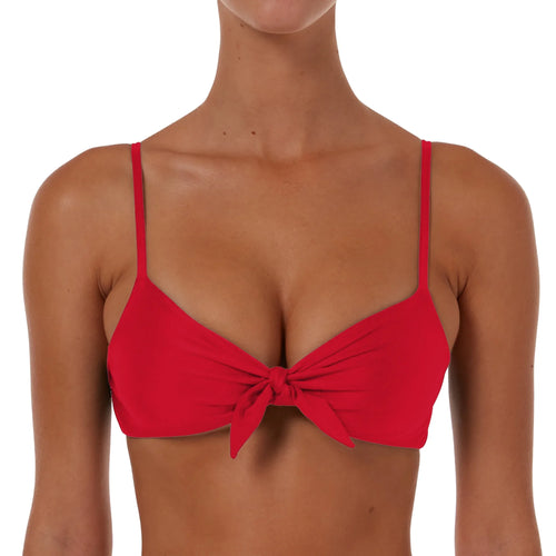 Drawstring Bow Tie Top