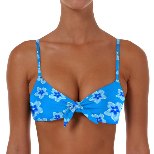 Drawstring Bow Tie Top