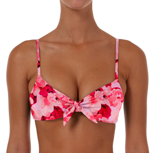 Drawstring Bow Tie Top