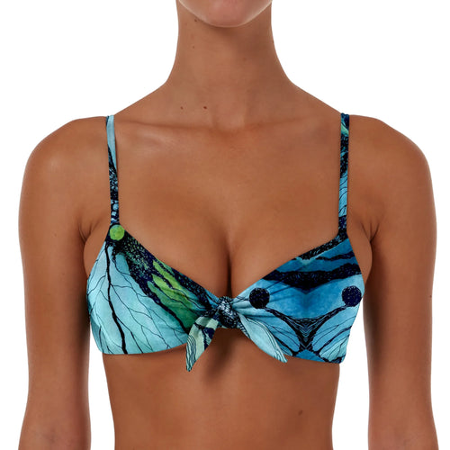 Drawstring Bow Tie Top