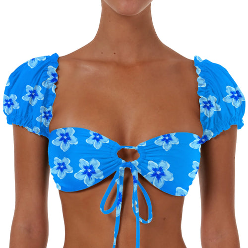 Drawstring Top With Sleeves