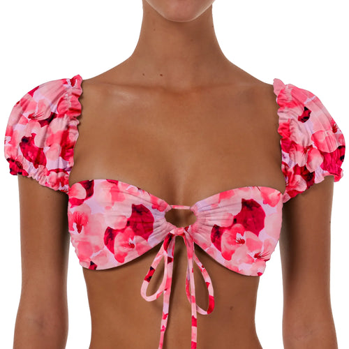 Drawstring Top With Sleeves