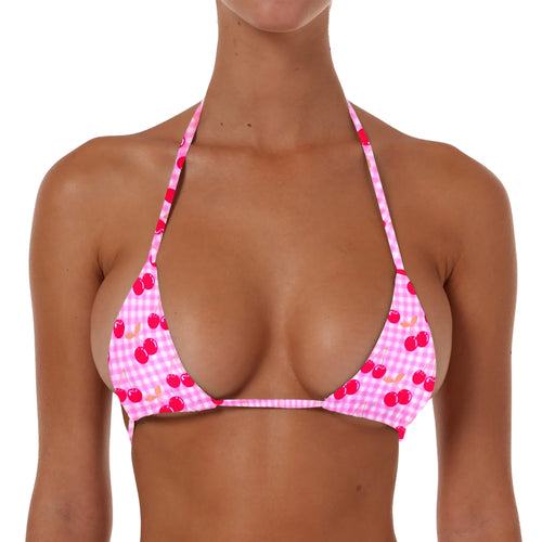 Micro String Tie Triangle Top