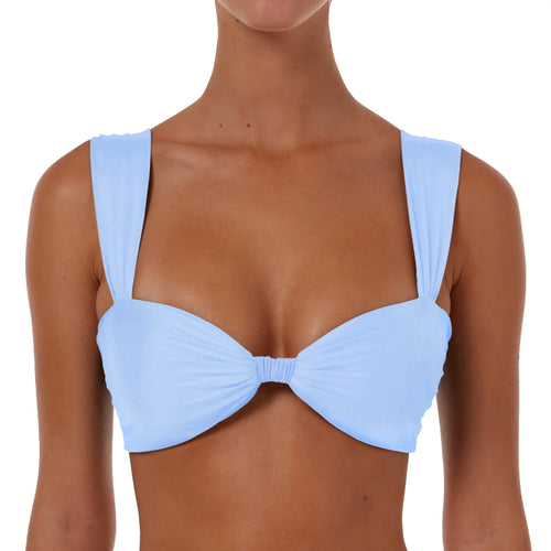 Ruched Detail Top With Wide Straps