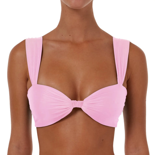 Ruched Detail Top With Wide Straps