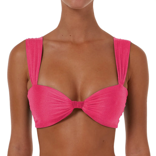 Ruched Detail Top With Wide Straps