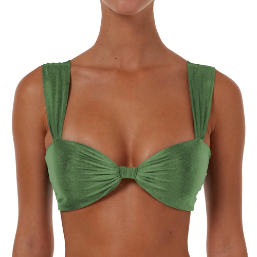 Ruched Detail Top With Wide Straps