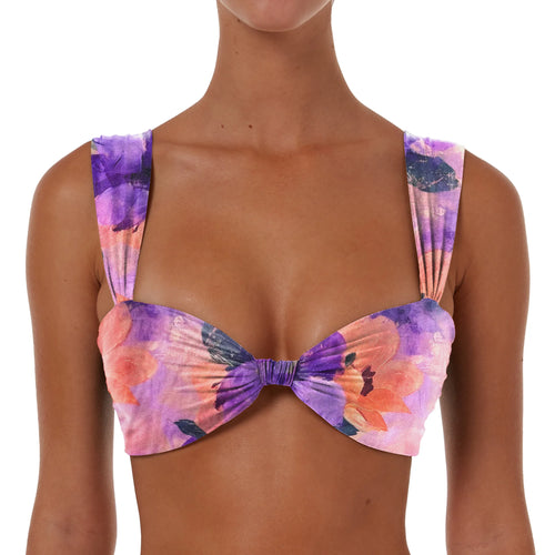 Ruched Detail Top With Wide Straps