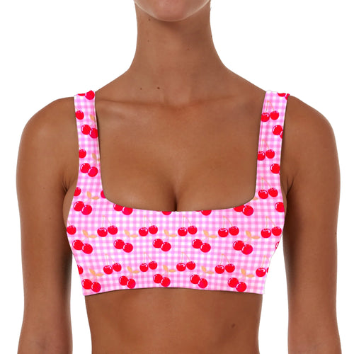 Ruched Square Crop Top
