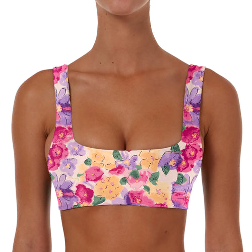 Ruched Square Crop Top