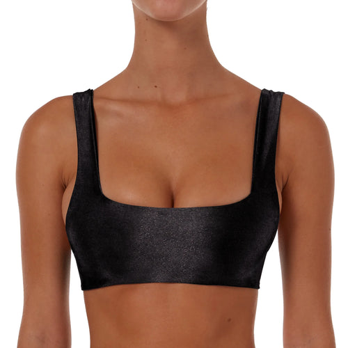 Ruched Square Crop Top