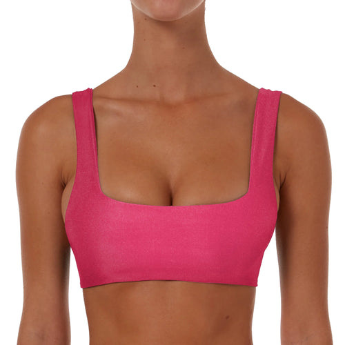 Ruched Square Crop Top
