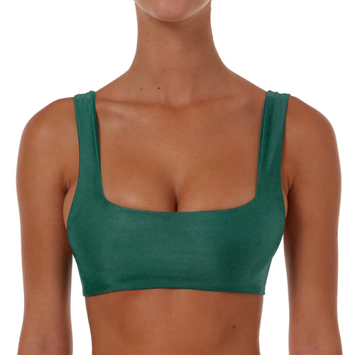 Ruched Square Crop Top