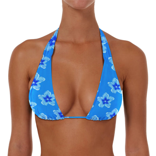 Ruched String Tie Halter Top