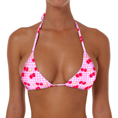 String Tie Triangle Top