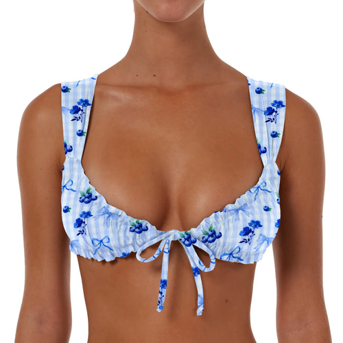 Wide Ruched String Top
