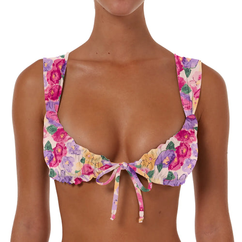 Wide Ruched String Top