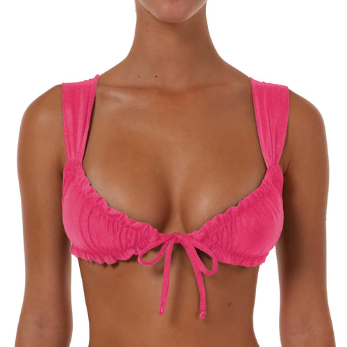 Wide Ruched String Top