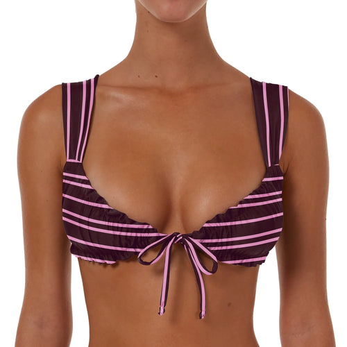 Wide Ruched String Top